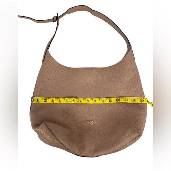 Michael Kors Medium Junie Leather Hobo Bag - Blush - Picture 9 of 13